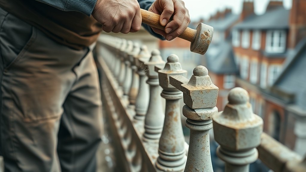 Balustrade Repair Alexandra Palace