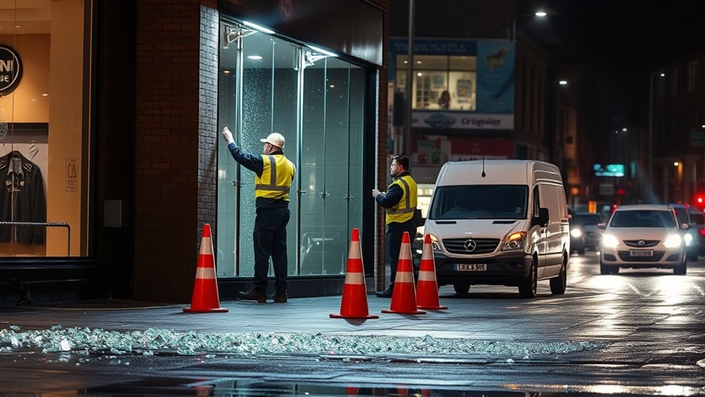 Emergency Glazing Palace Gates