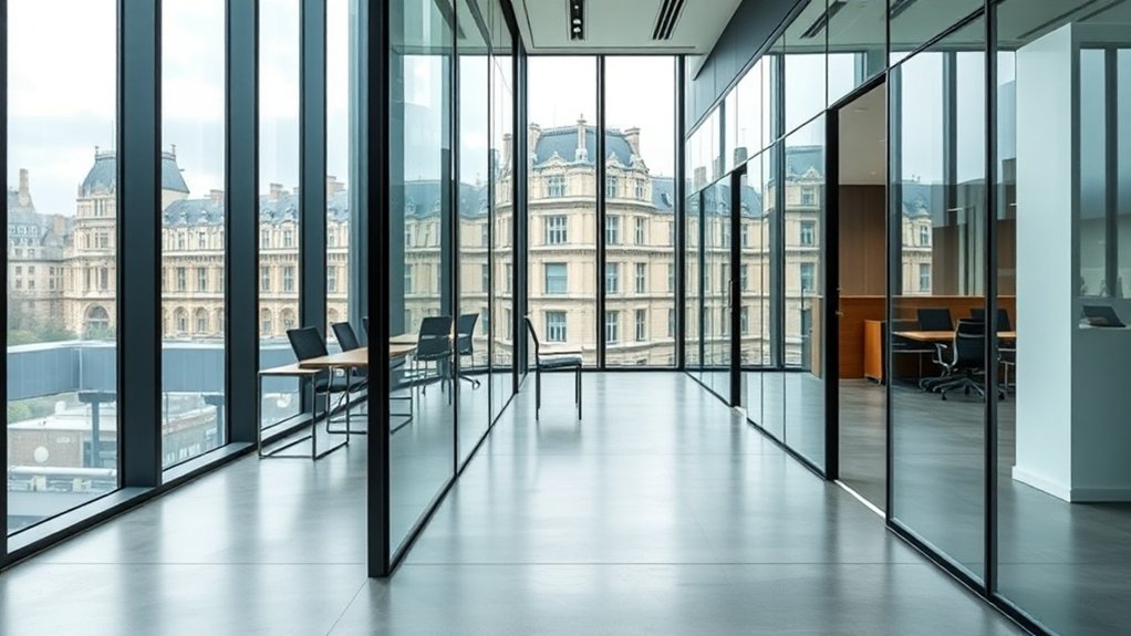 Glass Partitions Alexandra Palace