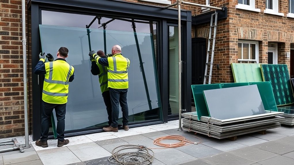 Low-E Glass Installation Alexandra Palace