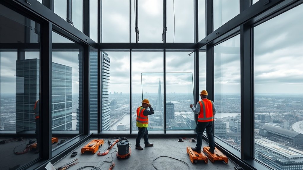 Office Window Installation Alexandra Palace