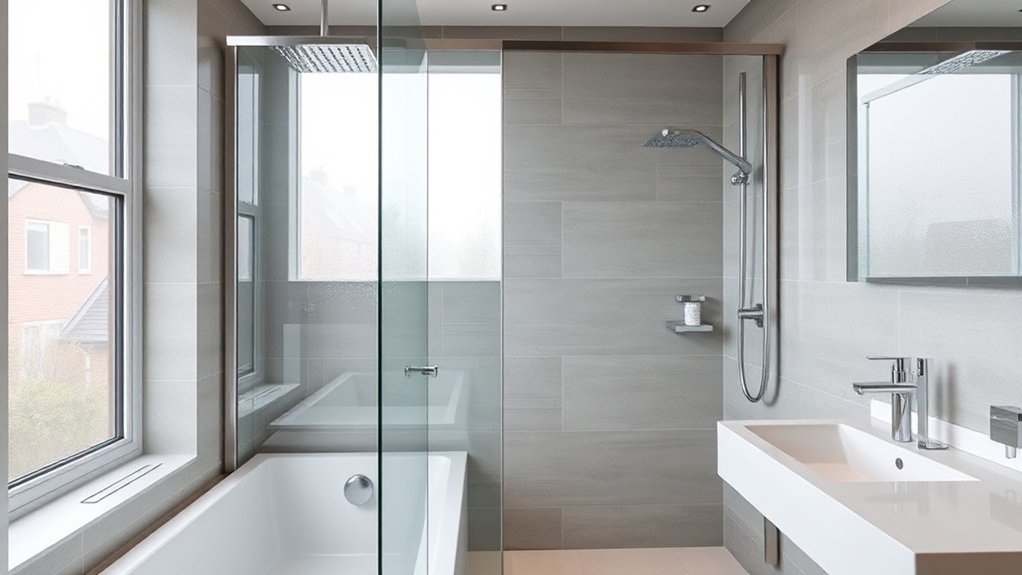 Semi-Frameless Shower Screens Alexandra Palace