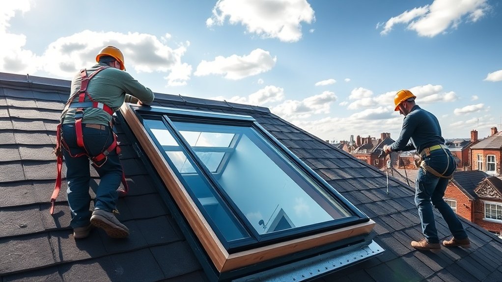 Skylight Installation Wood Green