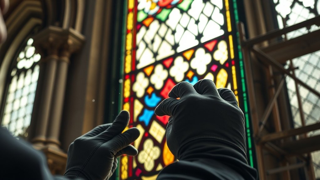 Stained Glass Repair Alexandra Palace