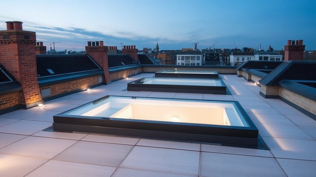 Walk-On Roof Lights Alexandra Palace